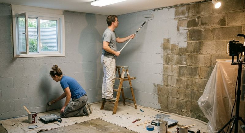 Basement Painting in Waco, TX