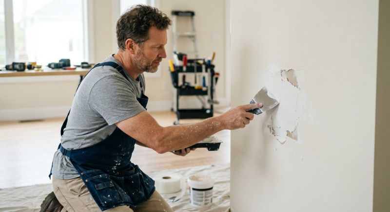 Bathroom Wall Patching in Olathe, KS