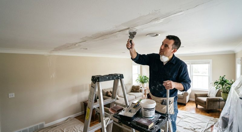 Ceiling Crack Repair in Olathe, KS