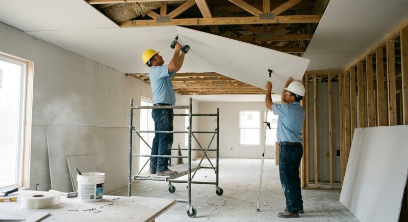 Ceiling Drywall Replacement in Denver County, CO