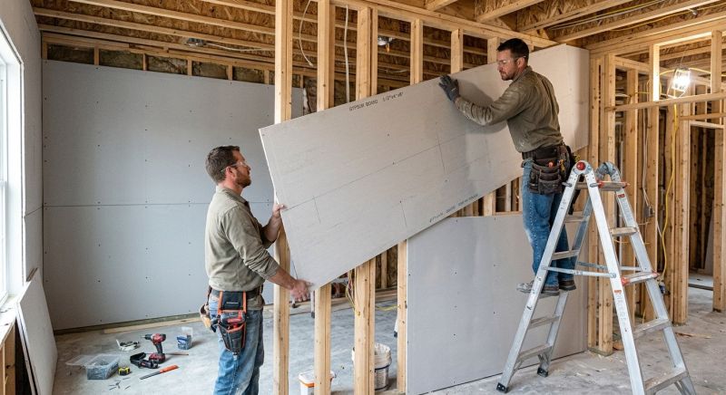Garage Wallboard Installation in Kansas City, MO