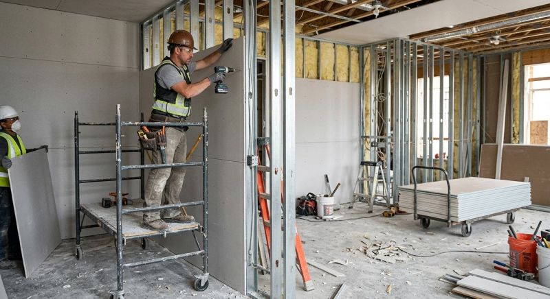 Gypsum Board Installation in Kansas City, MO