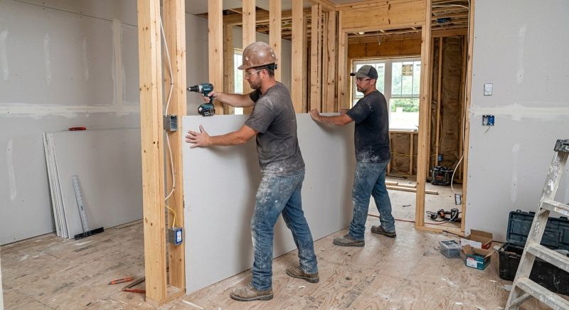 Kitchen Drywall Installation in Kansas City, KS