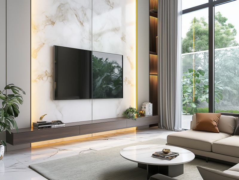 Modern Living Room Wall